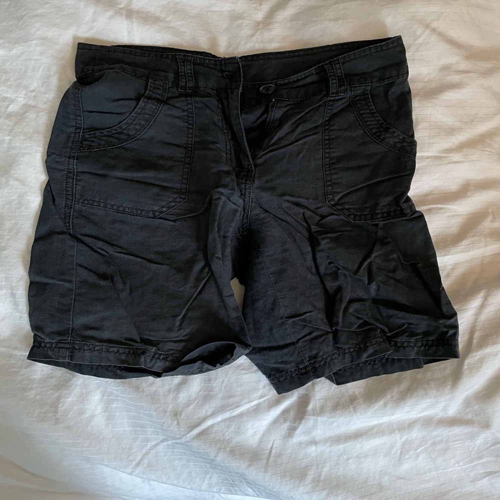 Black Cargo Shorts